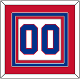 Montreal Number (Back) - Road White (1966-1970) - Triple Mat 2