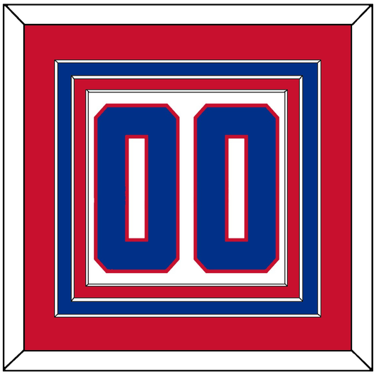 Montreal Number (Back) - Road White (1947-1966) - Premier Tier 2