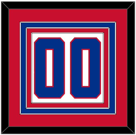 Montreal Number (Back) - Road White (1947-1966) - Premier Tier 2