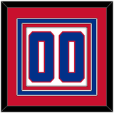 Montreal Number (Back) - Road White (1947-1966) - Triple Mat 2