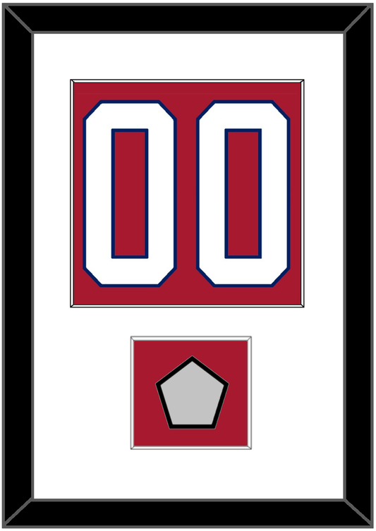 Montreal Number (Back) With Stanley Cup Finals Patch - Road Red (1984-1997) - Essential Tier 1