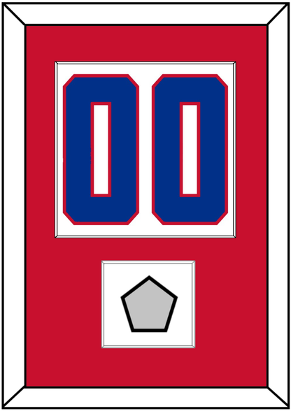 Montreal Number (Back) With Stanley Cup Champions Patch - Road White (1947-1966) - Essential Tier 1