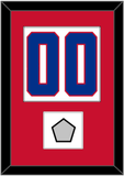Montreal Number (Back) With Stanley Cup Champions Patch - Road White (1947-1966) - Single Mat 1