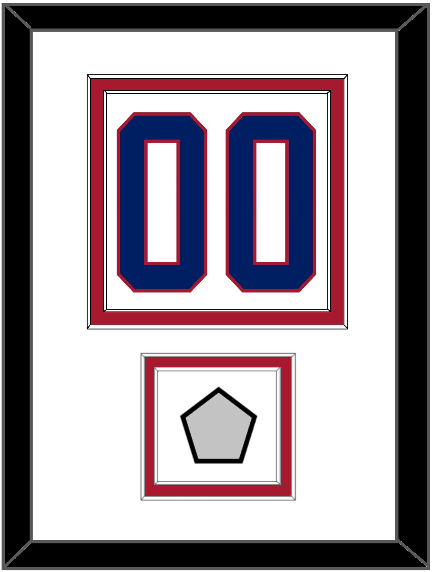 Montreal Number (Back) With Stanley Cup Finals Patch - Home White (1984-1997) - Signature Tier 1