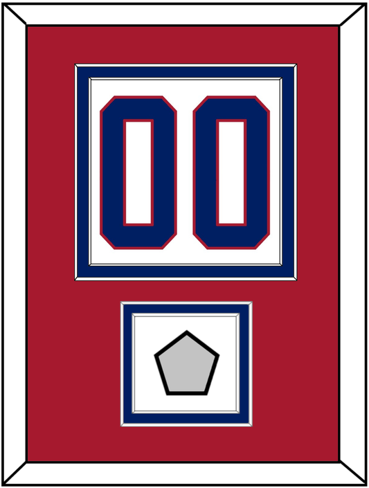 Montreal Number (Back) With Stanley Cup Champions Patch - Home White (1984-1997) - Signature Tier 2