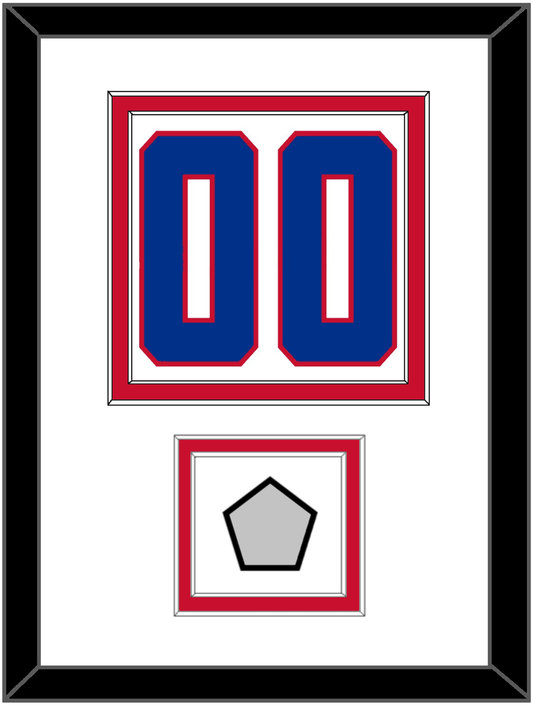 Montreal Number (Back) With Stanley Cup Champions Patch - Road White (1947-1966) - Signature Tier 1