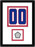 Montreal Number (Back) With Stanley Cup Champions Patch - Road White (1947-1966) - Double Mat 1