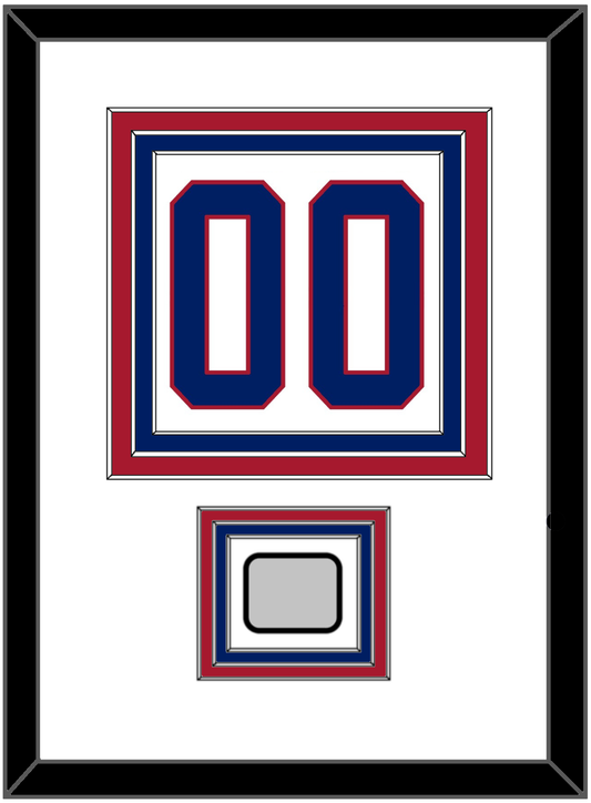 Montreal Number (Back) With Stanley Cup Champions Patch - Home White (1984-1997) - Premier Tier 1