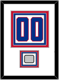 Montreal Number (Back) With Stanley Cup Champions Patch - Road White (1947-1966) - Triple Mat 1