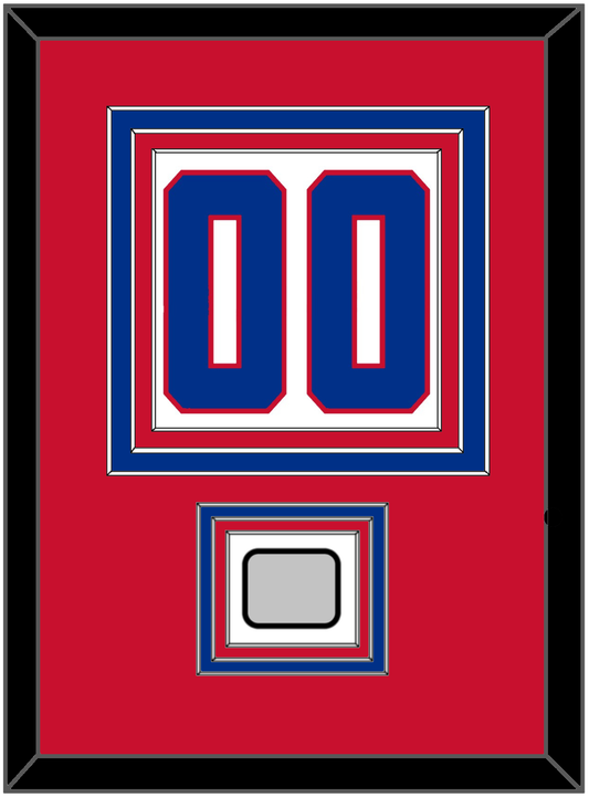 Montreal Number (Back) With Stanley Cup Champions Patch - Road White (1947-1966) - Premier Tier 2