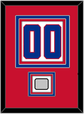 Montreal Number (Back) With Stanley Cup Champions Patch - Road White (1947-1966) - Triple Mat 2
