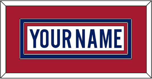 Montreal Nameplate - Road White - Signature Tier 2