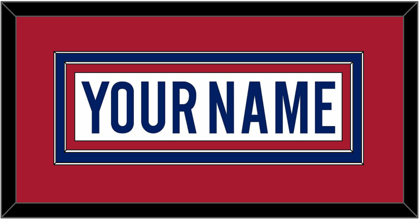 Montreal Nameplate - Home/Road White (1997-2007) - Signature Tier 2