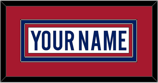 Montreal Nameplate - Road White - Signature Tier 2