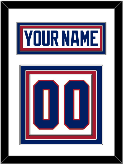 Montreal Nameplate & Number (Back) - Home White (1984-1997) - Premier Tier 1