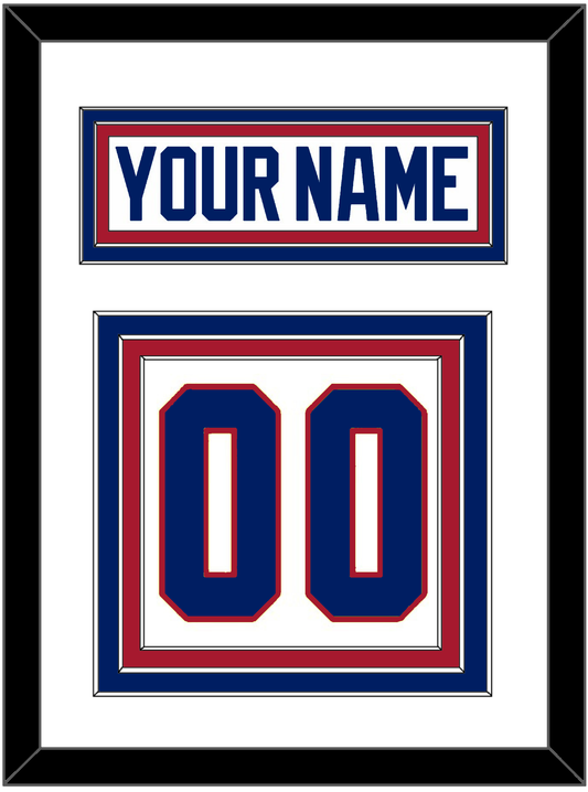 Montreal Nameplate & Number (Back) - Home White (1984-1997) - Premier Tier 1