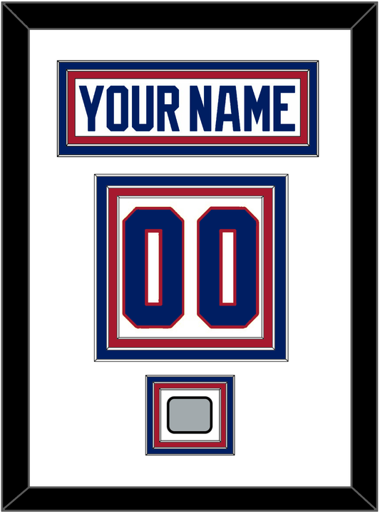 Montreal Nameplate & Number (Back) With Stanley Cup Champions Patch - Home White (1984-1997) - Premier Tier 1