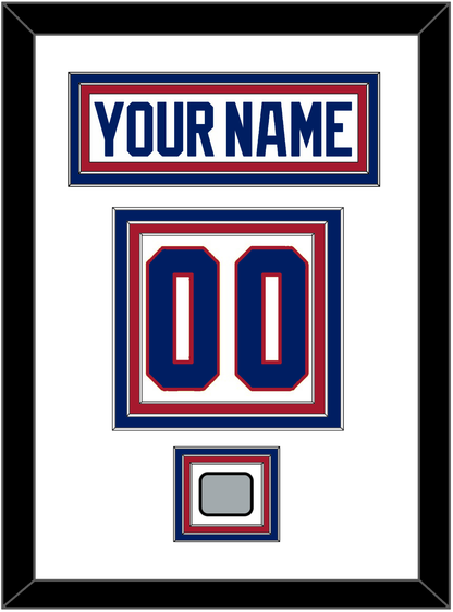 Montreal Nameplate & Number (Back) With Stanley Cup Finals Patch - Home White (1984-1997) - Premier Tier 1
