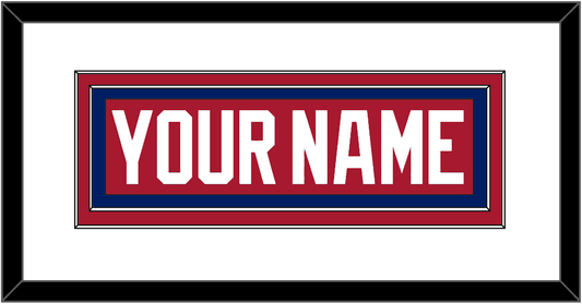 Montreal Nameplate - Road Red (1984-1997) - Signature Tier 1