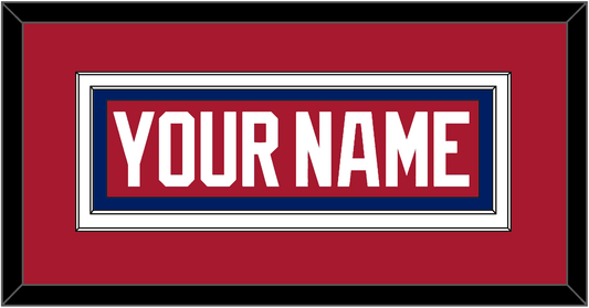 Montreal Nameplate - Road Red (1984-1997) - Signature Tier 2