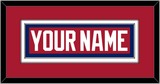 Montreal Nameplate - Road Red (1984-1997) - Double Mat 2