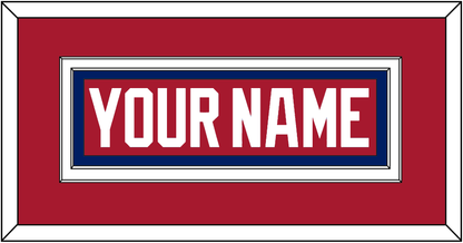 Montreal Nameplate - Road Red (1984-1997) - Signature Tier 2