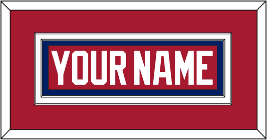 Montreal Nameplate - Road Red (1984-1997) - Signature Tier 2