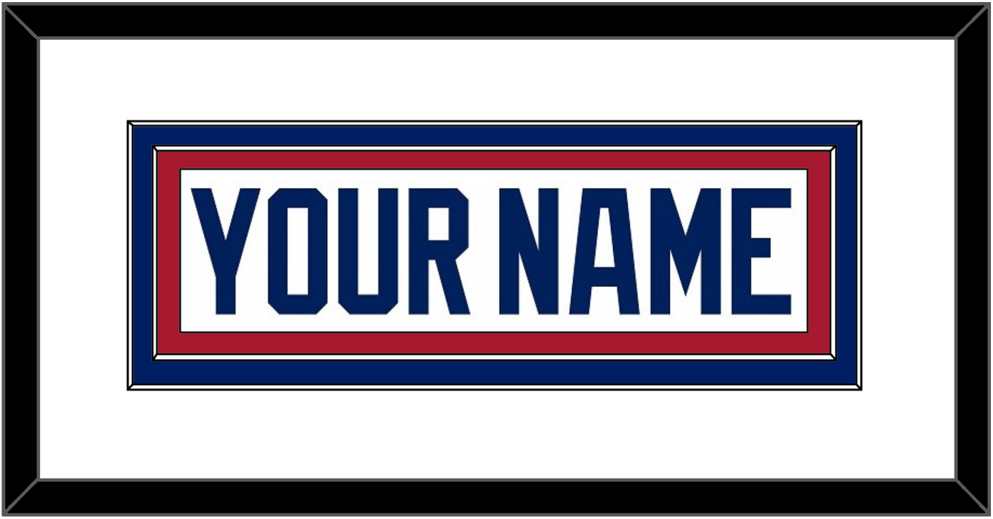 Montreal Nameplate - Home White (1984-1997) - Signature Tier 1