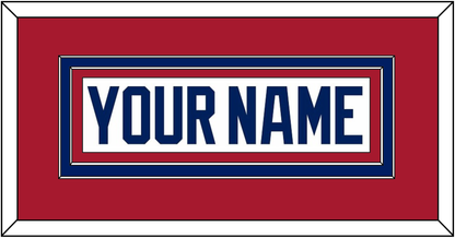 Montreal Nameplate - Home White (1984-1997) - Signature Tier 2