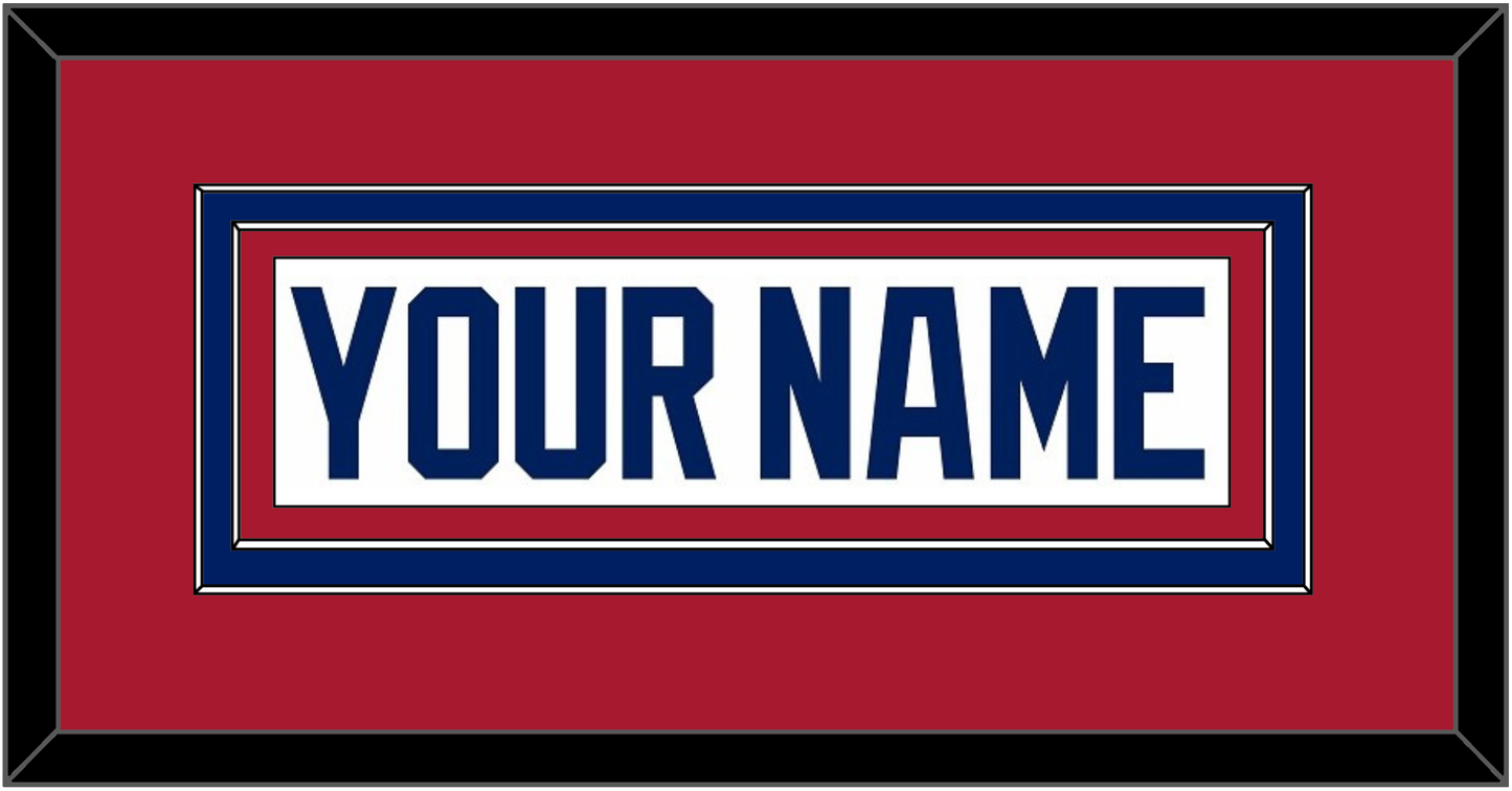 Montreal Nameplate - Home White (1984-1997) - Signature Tier 2