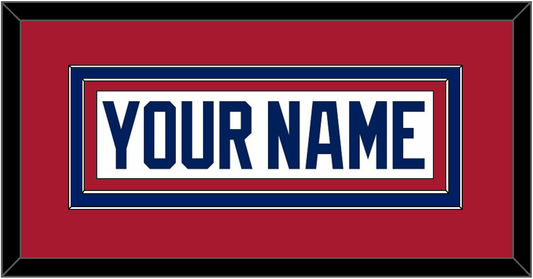 Montreal Nameplate - Home White (1984-1997) - Signature Tier 2