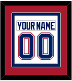 Montreal Nameplate & Number (Back) Combined - Road White - Double Mat 2