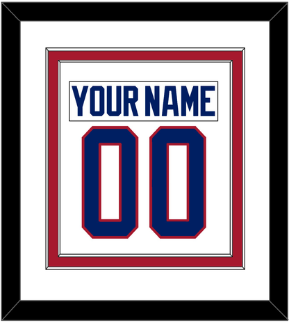 Montreal Nameplate & Number (Back) Combined - Home White (1984-1997) - Signature Tier 1