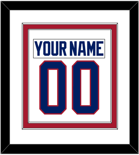 Montreal Nameplate & Number (Back) Combined - Home White (1984-1997) - Signature Tier 1