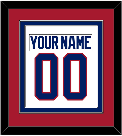 Montreal Nameplate & Number (Back) Combined - Home White (1984-1997) - Signature Tier 2