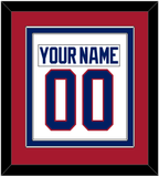 Montreal Nameplate & Number (Back) Combined - Home White (1984-1997) - Double Mat 2