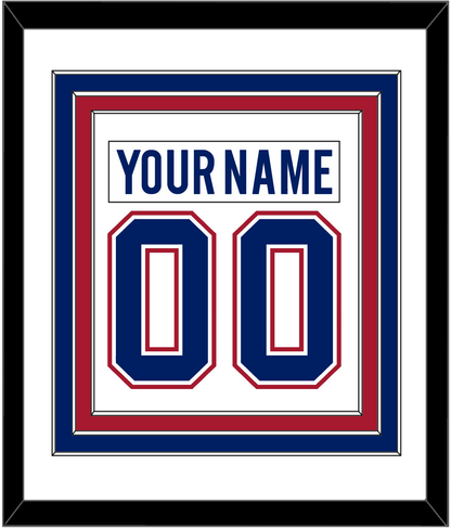 Montreal Nameplate & Number (Back) Combined - Road White - Premier Tier 1
