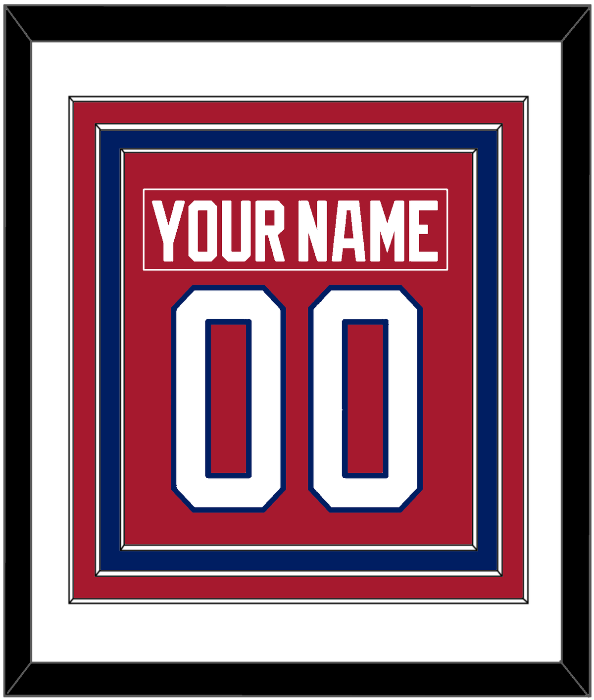 Montreal Nameplate & Full-Size Number - Combined