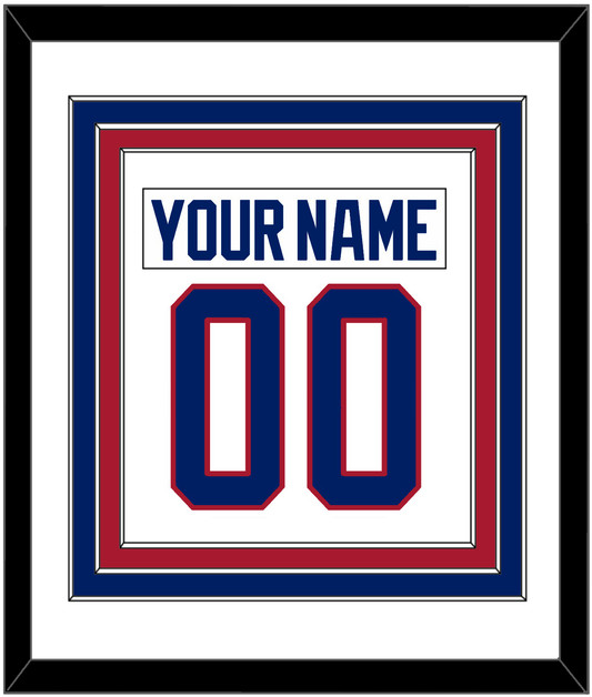 Montreal Nameplate & Number (Back) Combined - Home White (1984-1997) - Premier Tier 1