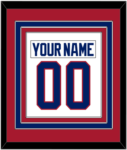 Montreal Nameplate & Number (Back) Combined - Home White (1984-1997) - Premier Tier 2