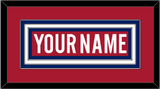 Montreal Nameplate - Road/Home Red (1997-2007) - Triple Mat 1