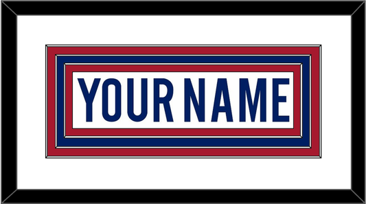 Montreal Nameplate - Road White - Premier Tier 1