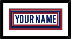 Montreal Nameplate - Road White - Triple Mat 1