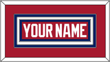 Montreal Nameplate - Road Red (1984-1997) - Triple Mat 1