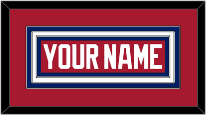 Montreal Nameplate - Home Red - Premier Tier 1
