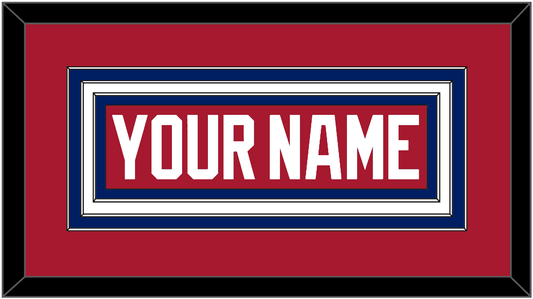 Montreal Nameplate - Road Red (1984-1997) - Premier Tier 1