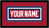 Montreal Nameplate - Road Red (1984-1997) - Triple Mat 1