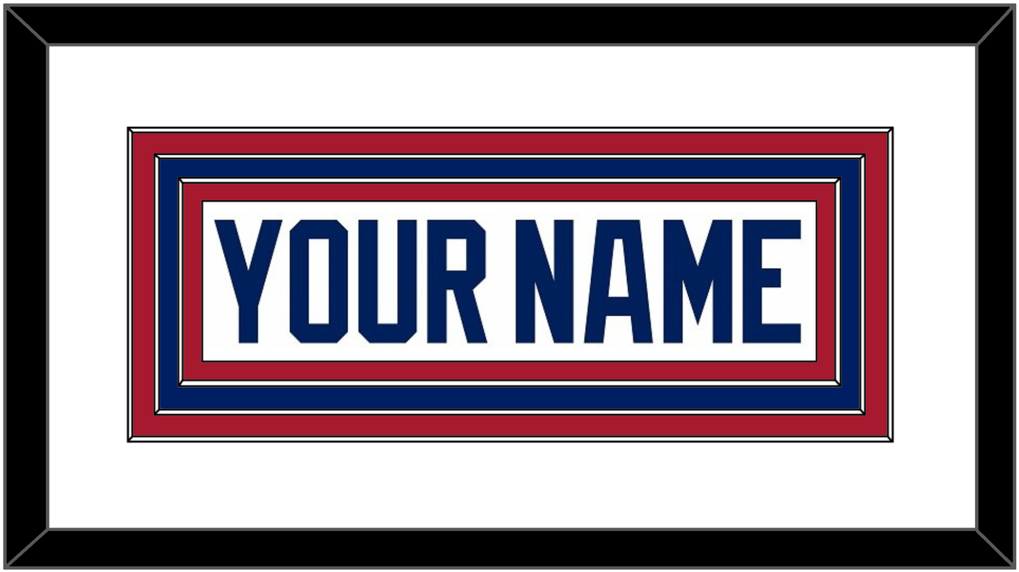 Montreal Nameplate - Home White (1984-1997) - Premier Tier 1