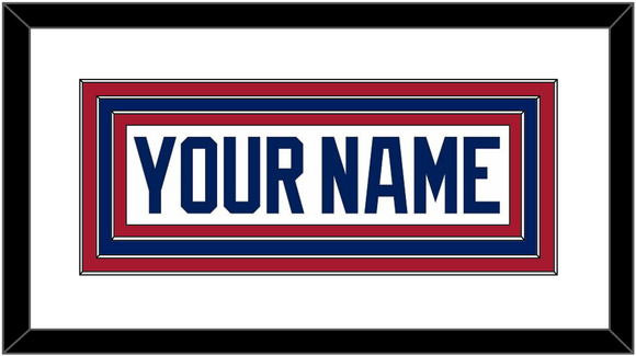 Montreal Nameplate - Home White (1984-1997) - Triple Mat 1