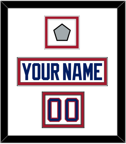 Montreal Nameplate, Number (Shoulder) & 1993 Stanley Cup Champions Patch - Home White (1984-1997) - Signature Tier 1
